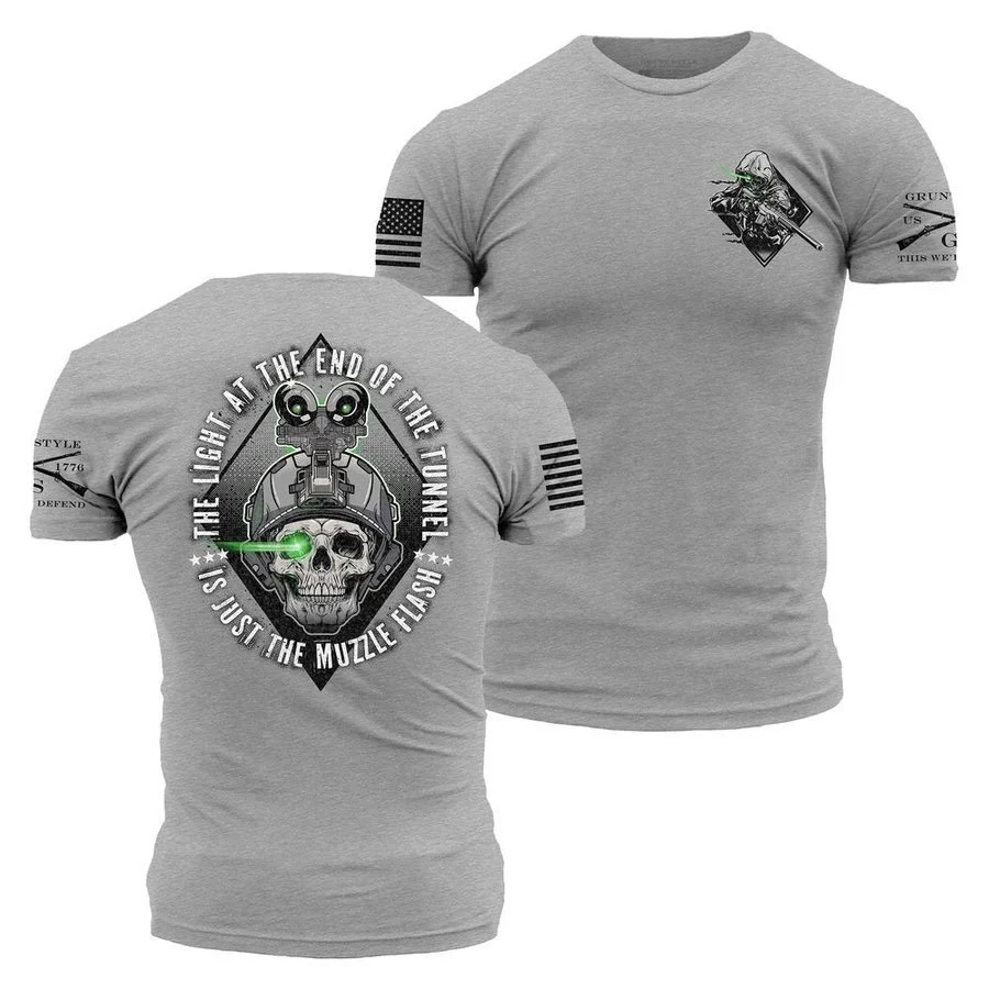 No Quarter T-Shirt - Dark Heather Gray