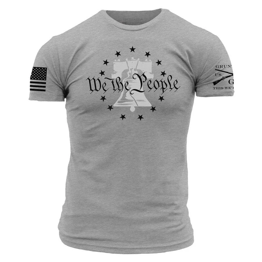 We The People T-Shirt - Dark Heather Gray