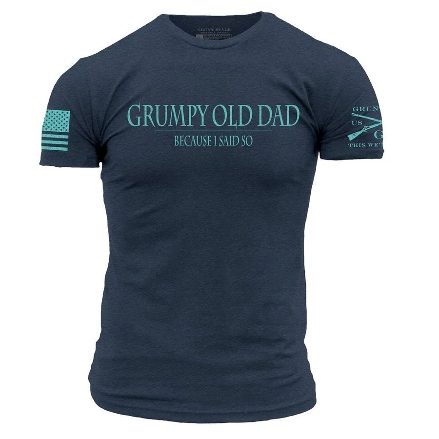 Grumpy Old Dad T-Shirt - Midnight Navy