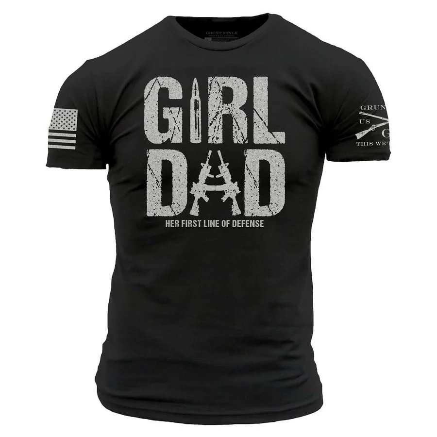 Girl Dad T-Shirt - Black