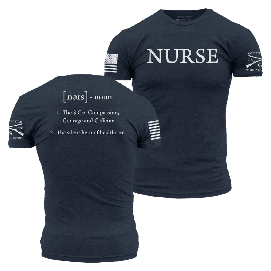 Nurse Defined T-Shirt - Midnight Navy