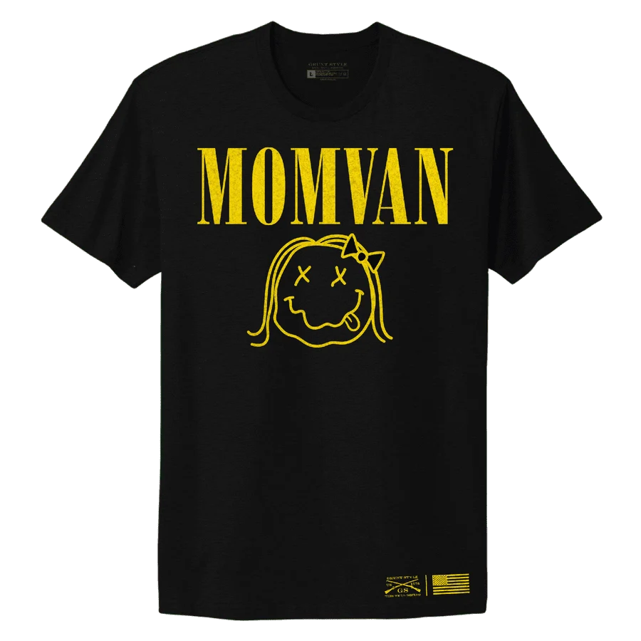 Women's MomVan Boyfriend Fit T-Shirt - Black