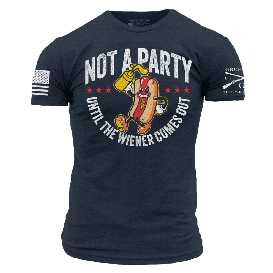 Wiener Party T-Shirt - Midnight Navy