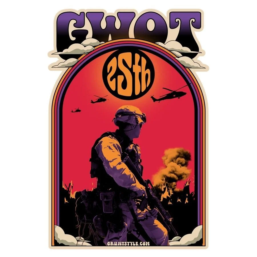 GWOT 25th Sticker