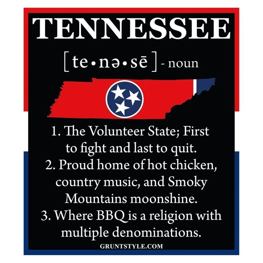 Tennessee Defined Sticker
