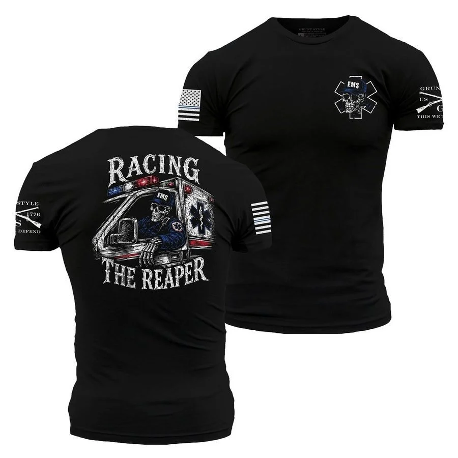 Racing The Reaper T-Shirt - Black