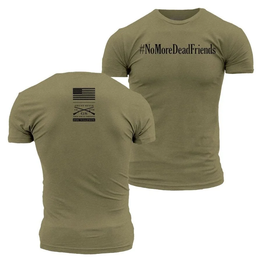Grunt Style Foundation No More 2.0 T-Shirt - Military Green