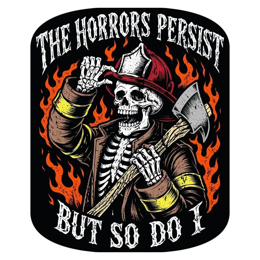 The Horrors Persist Sticker