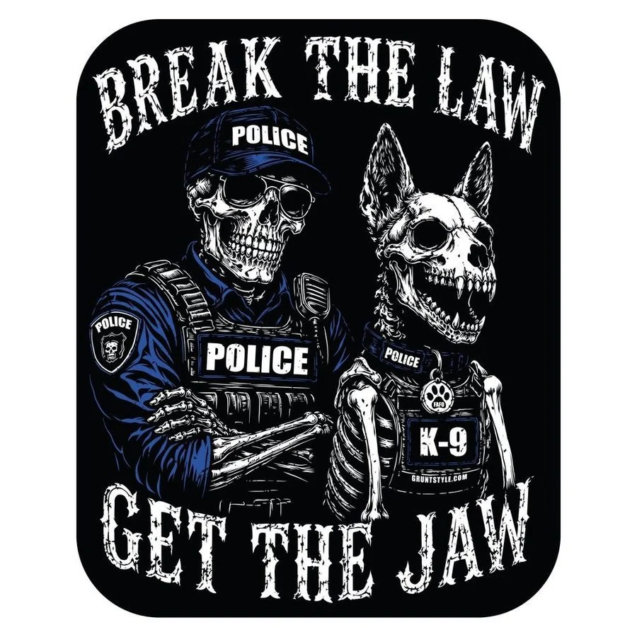K9 Get The Jaw Sticker