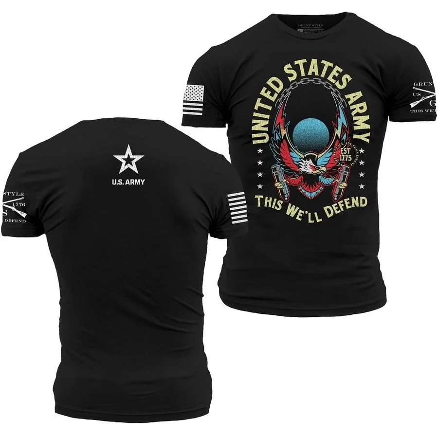 Army - This We'll Defend T-Shirt - Black