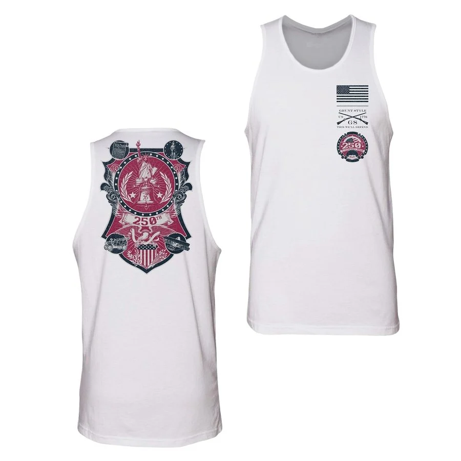 250th Commemorative Tank - White