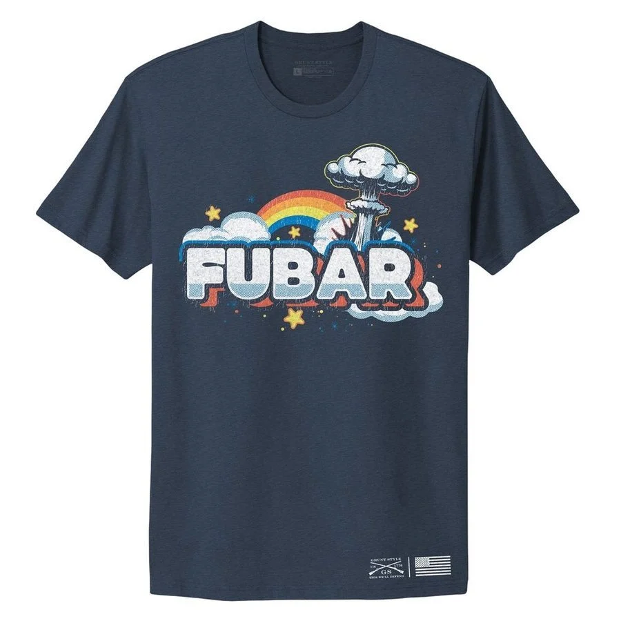 Women's FUBAR Boyfriend Fit T-Shirt - Midnight Navy